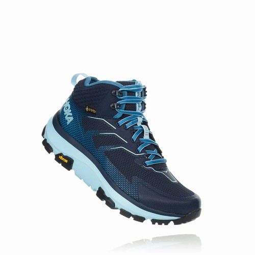 Hoka One One SKY TOA GORE-TEX Vegan Shoes For Women India Navy IN-0298